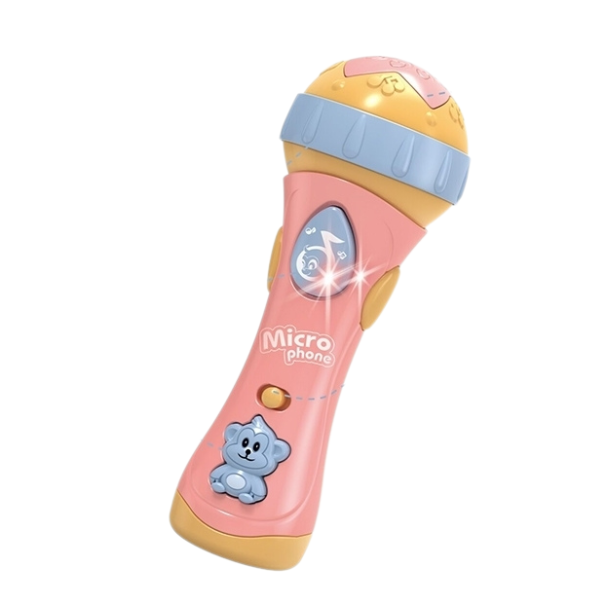 Microfon pentru copii cu muzică și lumină – 12 melodii