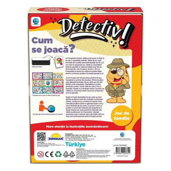 Настольная игра "Детектив?”, (рум.)