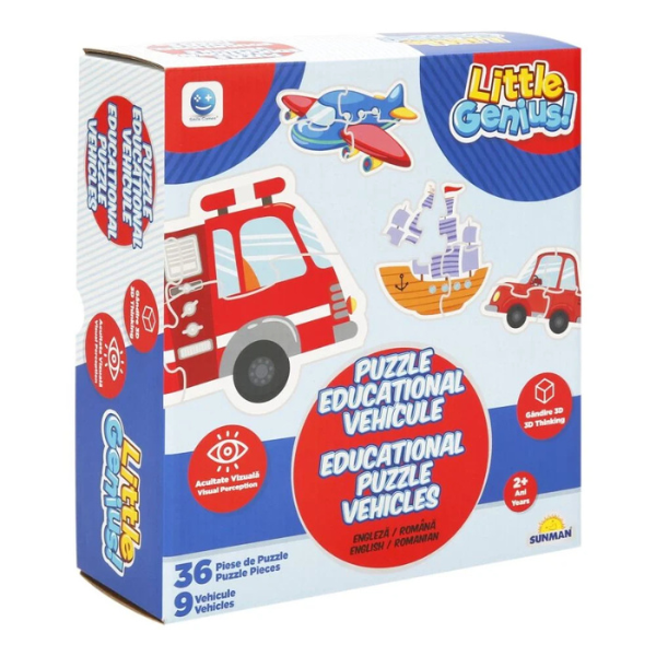 Puzzle ”Vehicule”, 36 elem.