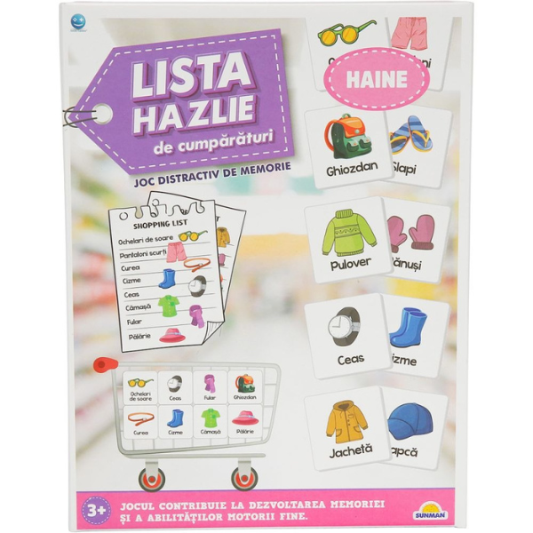 Настольная игра "Забавный список покупок", рум.