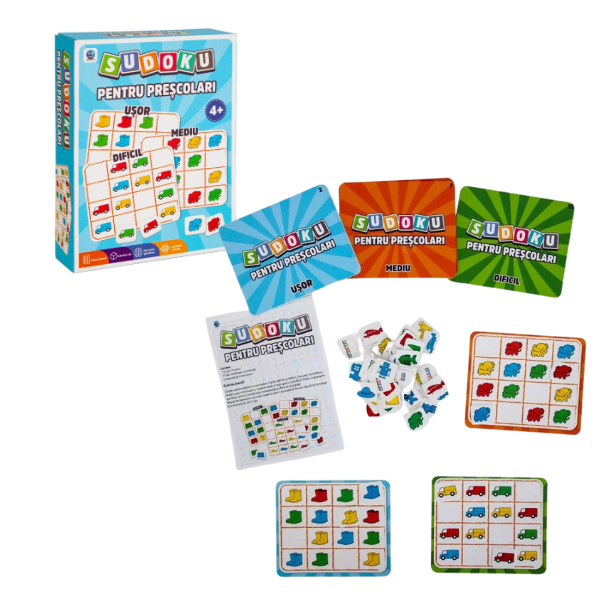 Joc de societate ”Sudoku pentru Preșcolari”, (ro)