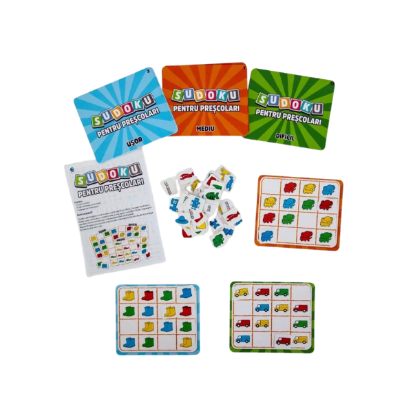 Joc de societate ”Sudoku pentru Preșcolari”, (ro)