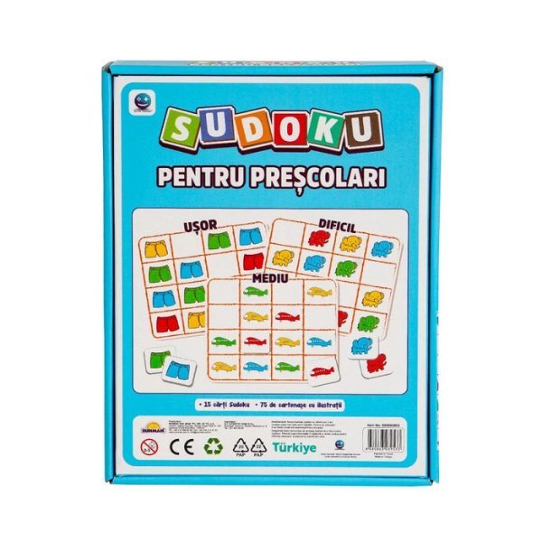 Joc de societate ”Sudoku pentru Preșcolari”, (ro)
