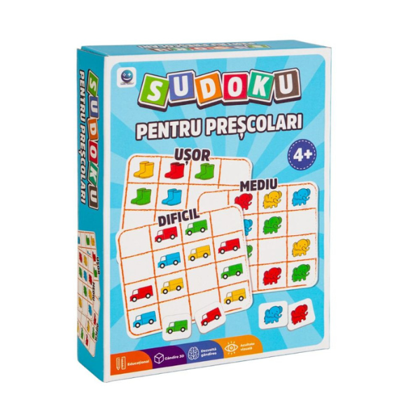 Joc de societate ”Sudoku pentru Preșcolari”, (ro)