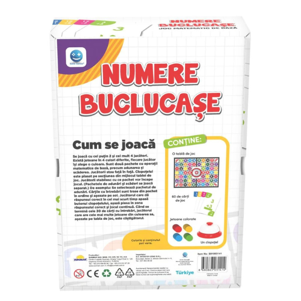 Обучающая игра "Коварные числа", рум.