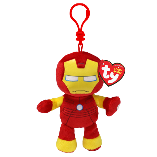 Breloc - Iron Man 12 cm (Beanie Babies Clip)