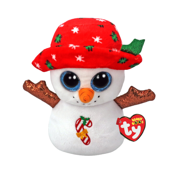 Om de zăpadă cu pălărie Brrrnie 15 cm (Beanie Boos)