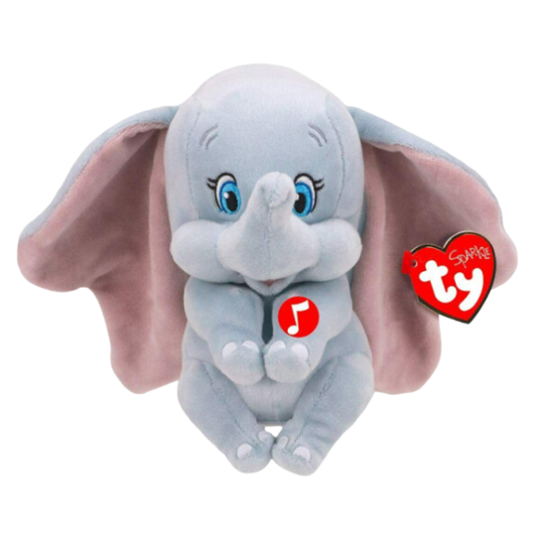 Elefănțel Dumbo 15 cm (Sparkle), cu efecte sonore