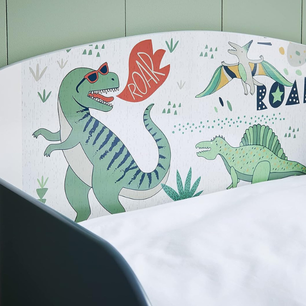 Кровать Junior с боковыми защитами "Динозавры: U-Grow"