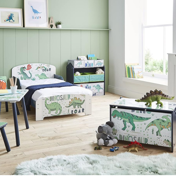 Кровать Junior с боковыми защитами "Динозавры: U-Grow"