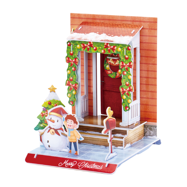 3D puzzle "Casa de Crăciun", 20 elem.