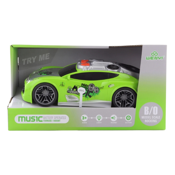 1:18 Mașină cu fricțiune «Dance and Music» (lumini /sunete)