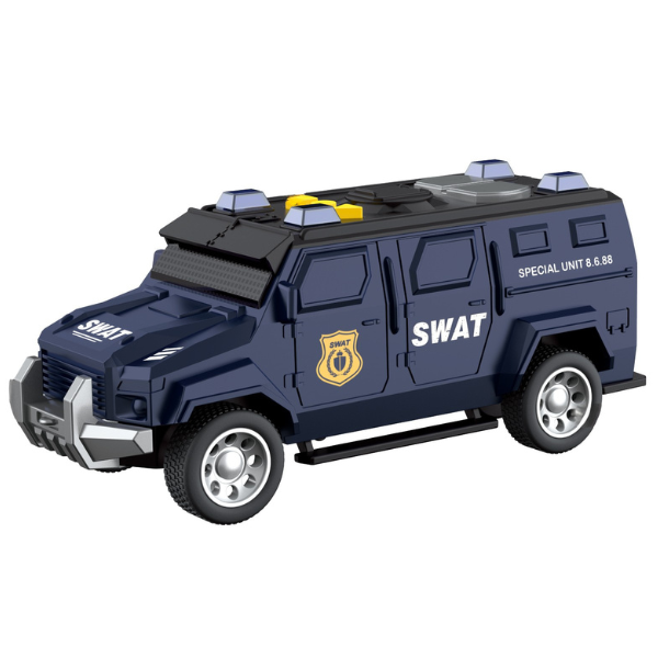 1:32 Jeep de poliție cu fricțiune (lumini /sunete)