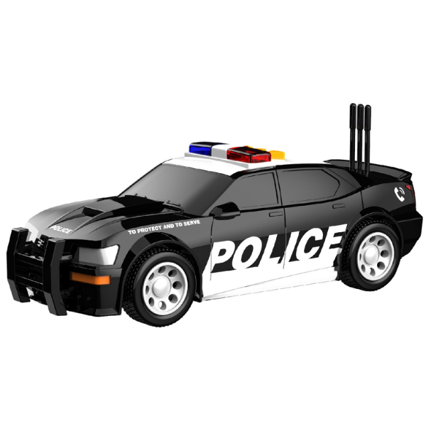1:32 Mașină de poliție cu fricțiune (lumini /sunete)