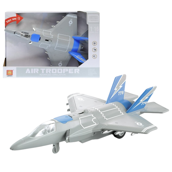 1:20 Инерционный Истребитель "JET FIGHTER" (свет / звук)
