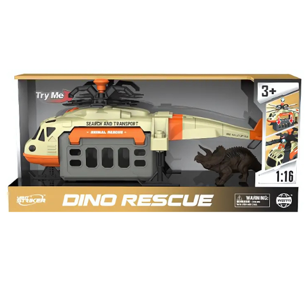 1:16 Helicopter cu dinozaur (lumină/sunet)