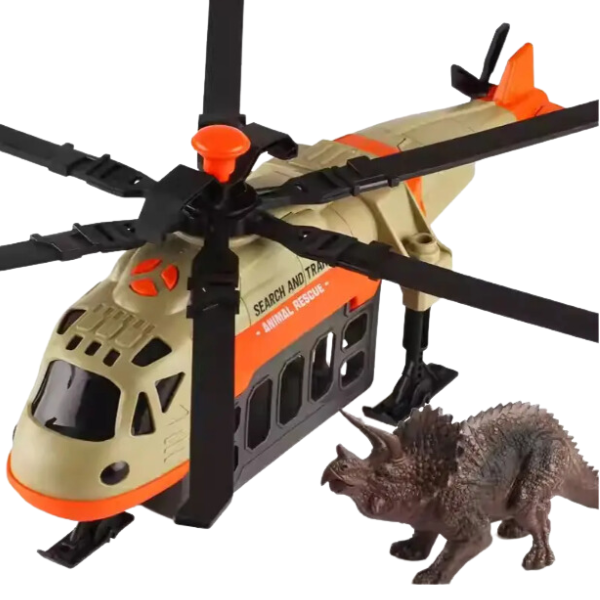 1:16 Helicopter cu dinozaur (lumină/sunet)