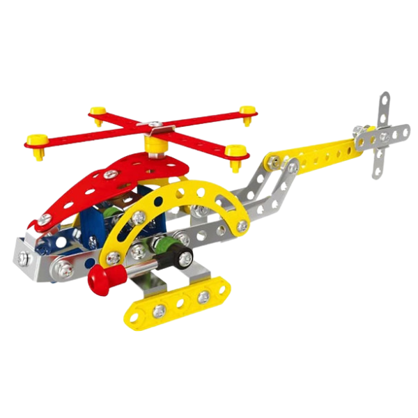 Set de construcție metalic „Elicopter”, 125 elem.