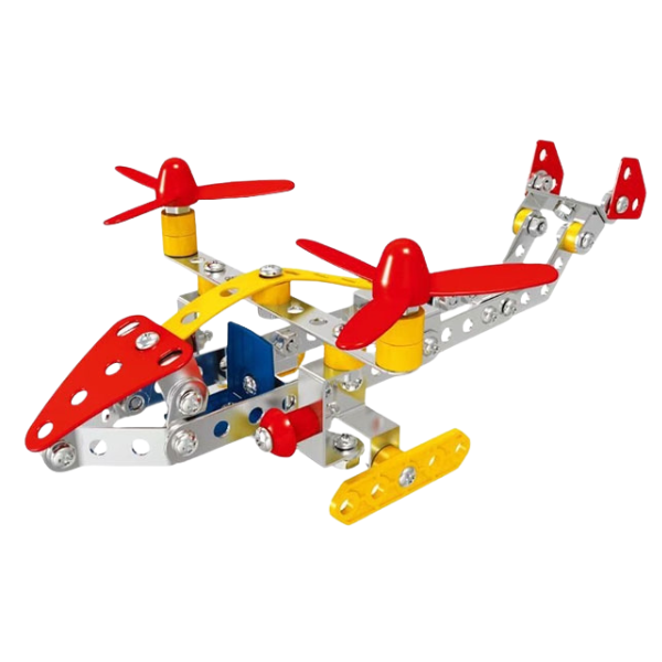 Set de construcție metalic „Avion”, 116 elem.