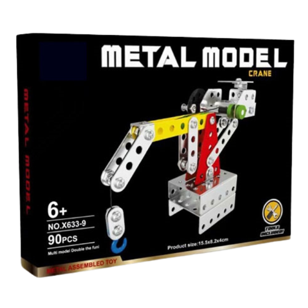 Set de construcție metalic „Macara”, 90 elem.