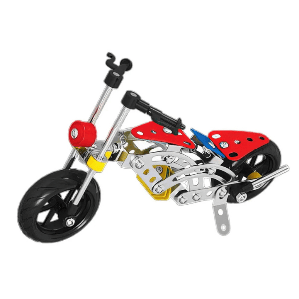 Set de construcție metalic 5 în 1 „Motociclete”, 283 elem.