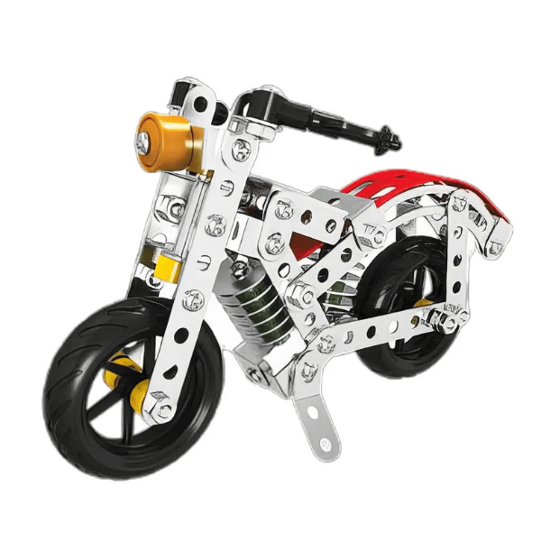Set de construcție metalic 5 în 1 „Motociclete”, 283 elem.