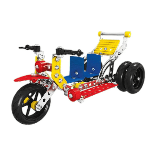 Set de construcție metalic 5 în 1 „Motociclete”, 283 elem.