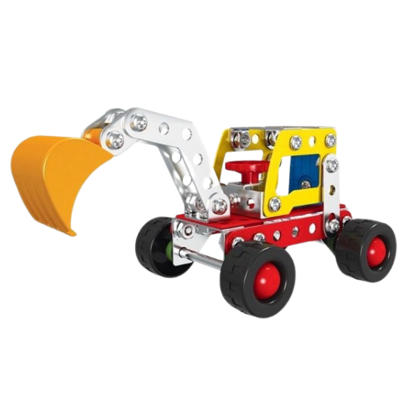 Set de construcție metalic 3 în 1 „Șantier”, 123 elem.