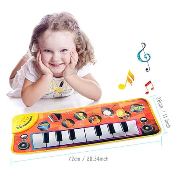 Covorașul muzical pentru copii „Pian”, 72×28 cm