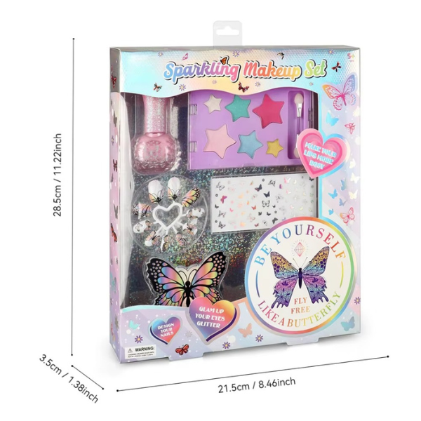 Набор для макияжа и маникюра "Сверкающий стиль"