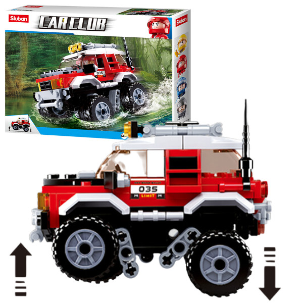 Cumpara  Constructori - Set de construcție „SUV roșu”, 145 elem...