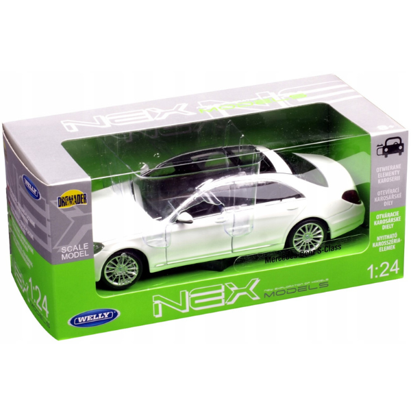 Mașina de colecție MERCEDES BENZ S-CLASS 1:24 Welly