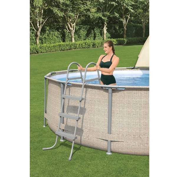 Piscina Power Steel 396x107cm, 11133L, carcas metal