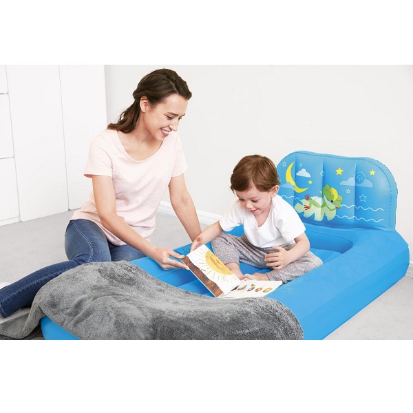 Saltea gonflabila p/u copii 76х132х46cm cu spătar și iluminare