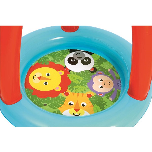Centru de joc 89x89x84cm ANIMALUTE Fisher Price cu mingiute (15b), 2+