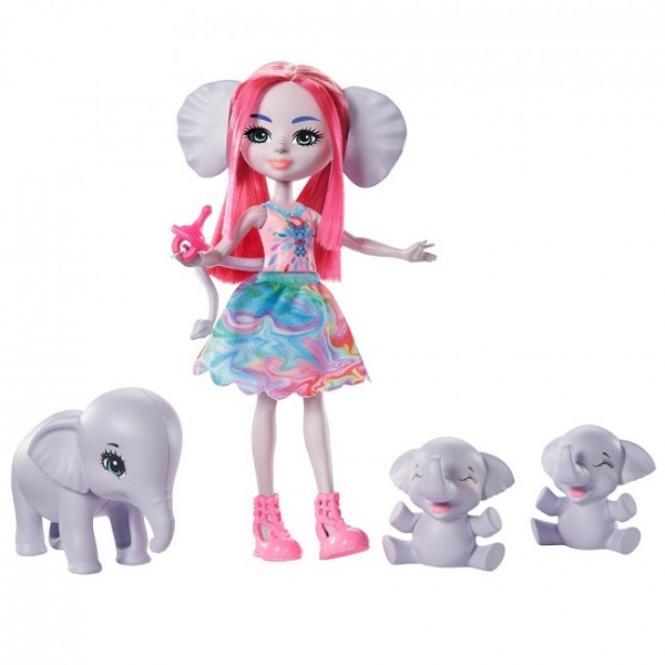 Enchantimals Set “Familia Elefantelului Esmeralda”