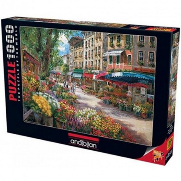 Puzzle 1000 elemente Piata de flori..