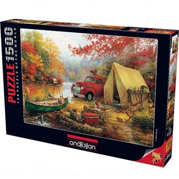 Puzzle 1500 elemente Odihna in aer ..