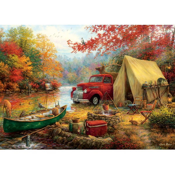 Puzzle 1500 elemente Odihna in aer liber