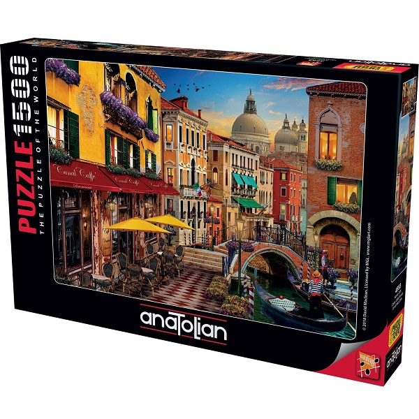 Puzzle 1500 elemente Cafenea in Ven..