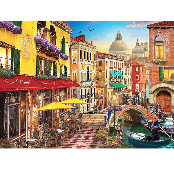 Puzzle 1500 elemente Cafenea in Venetia