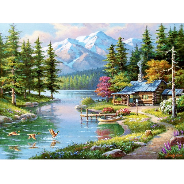 Puzzle 1500 elemente Odihna canotaj