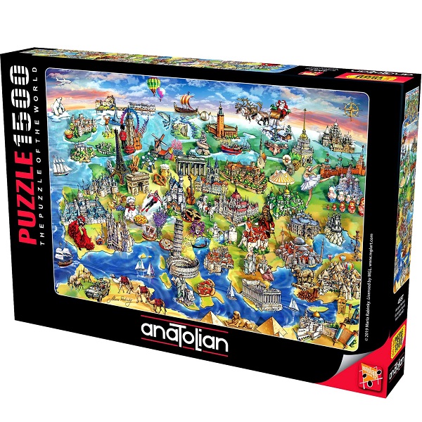 Puzzle 1500 elemente Europa..