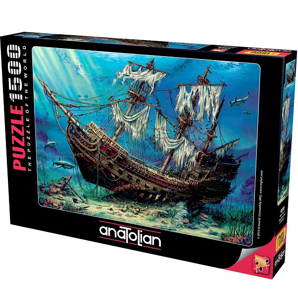Puzzle 1500 elemente Corabie inecat..