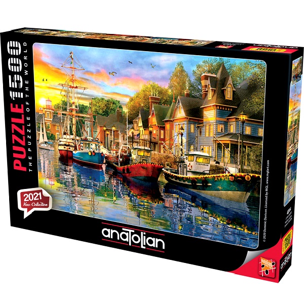 Puzzle 1500 elemente Luminile portu..