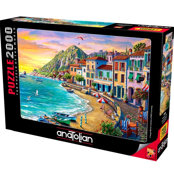 Puzzle 2000 elemente Minunata plaja..