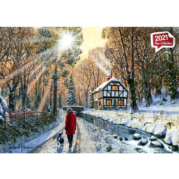 Puzzle 2000 elemente Povestea de iarna