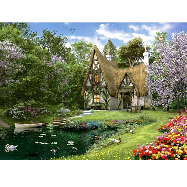 Puzzle 3000 elemente Cabana Spring Lake