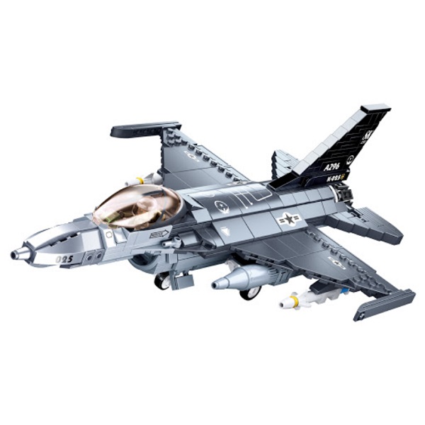 Конструктор “Истребитель Сокол F16C" , 521 элем.
