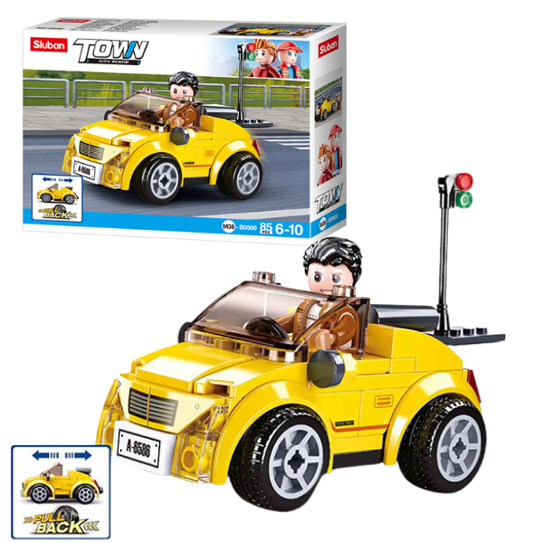 Cumpara  Constructori - Set de construcție ”Mașină sport” cu inerție,..